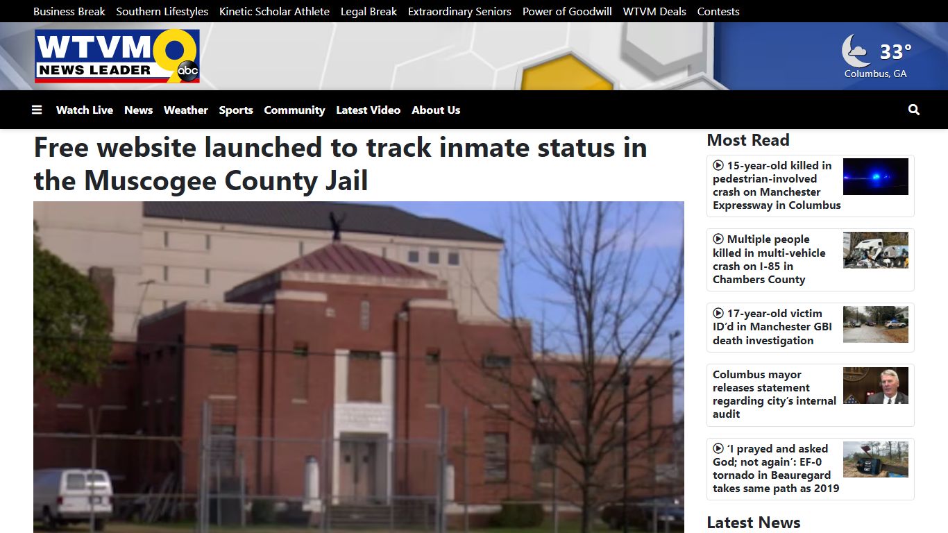 Free website launched to track inmate status in the Muscogee County Jail